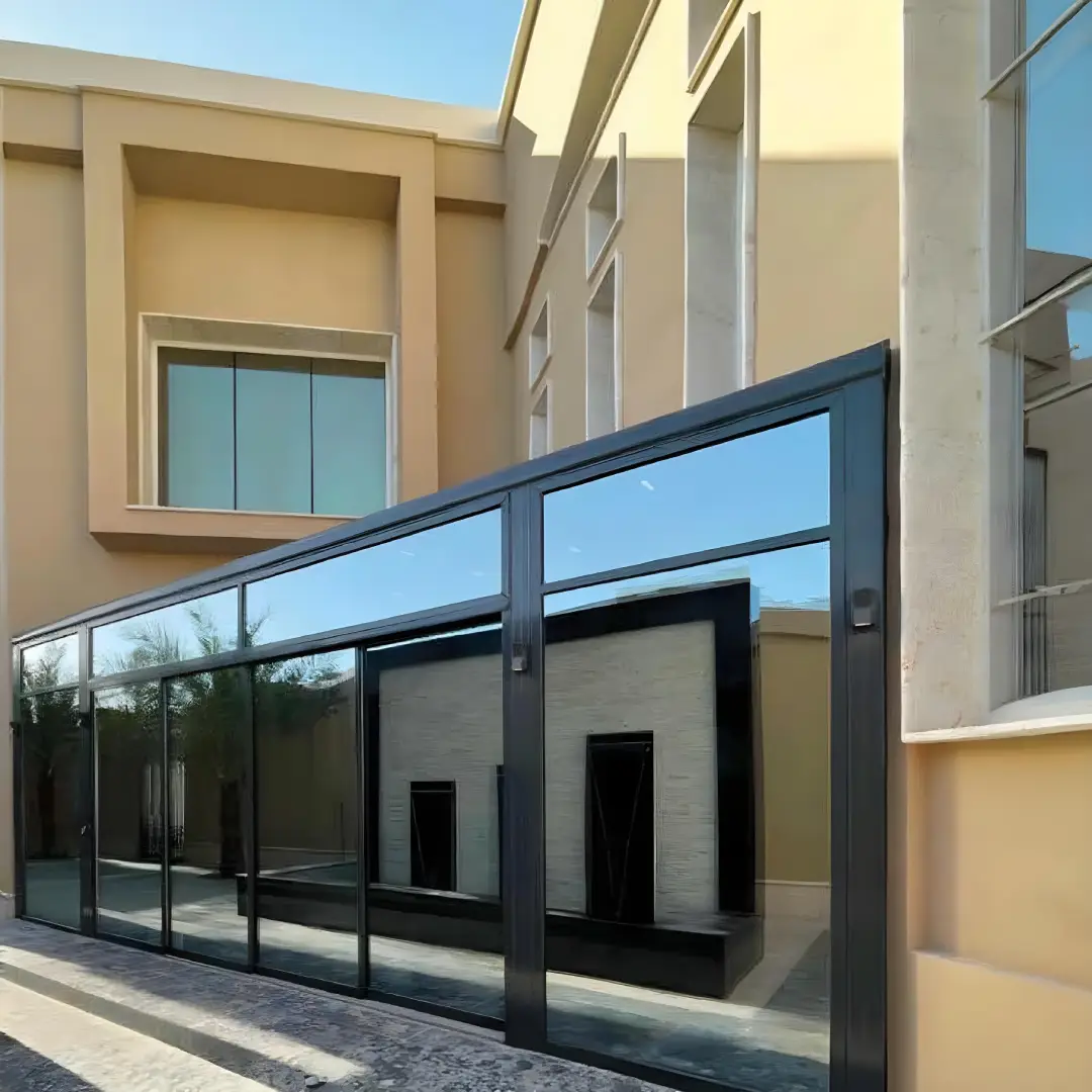 Fixed Glass Roof Pergola