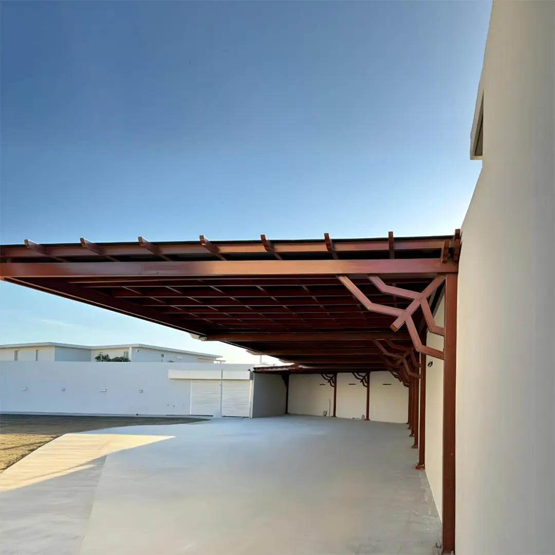 classic car parking shade