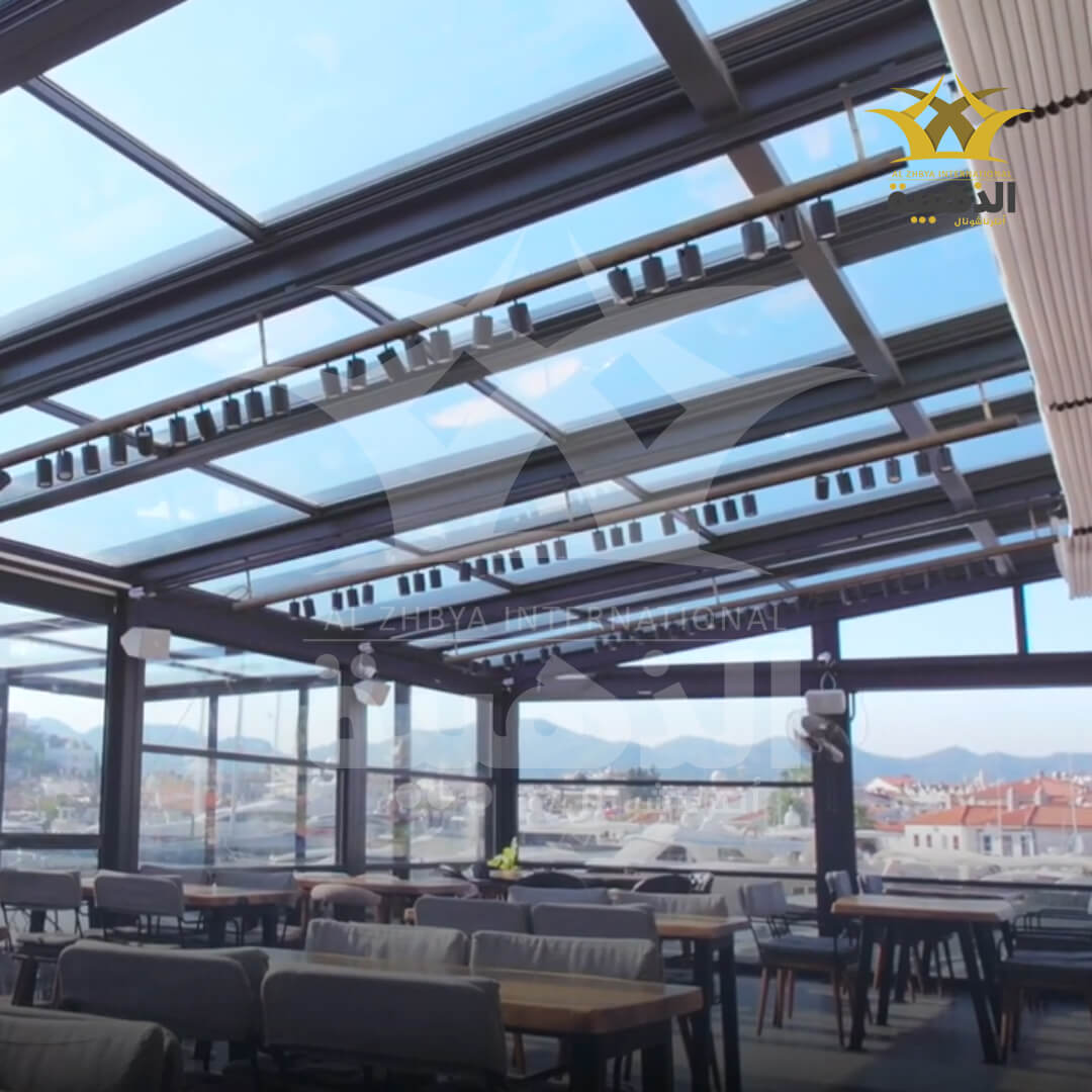 Automatic Glass Roof Pergola