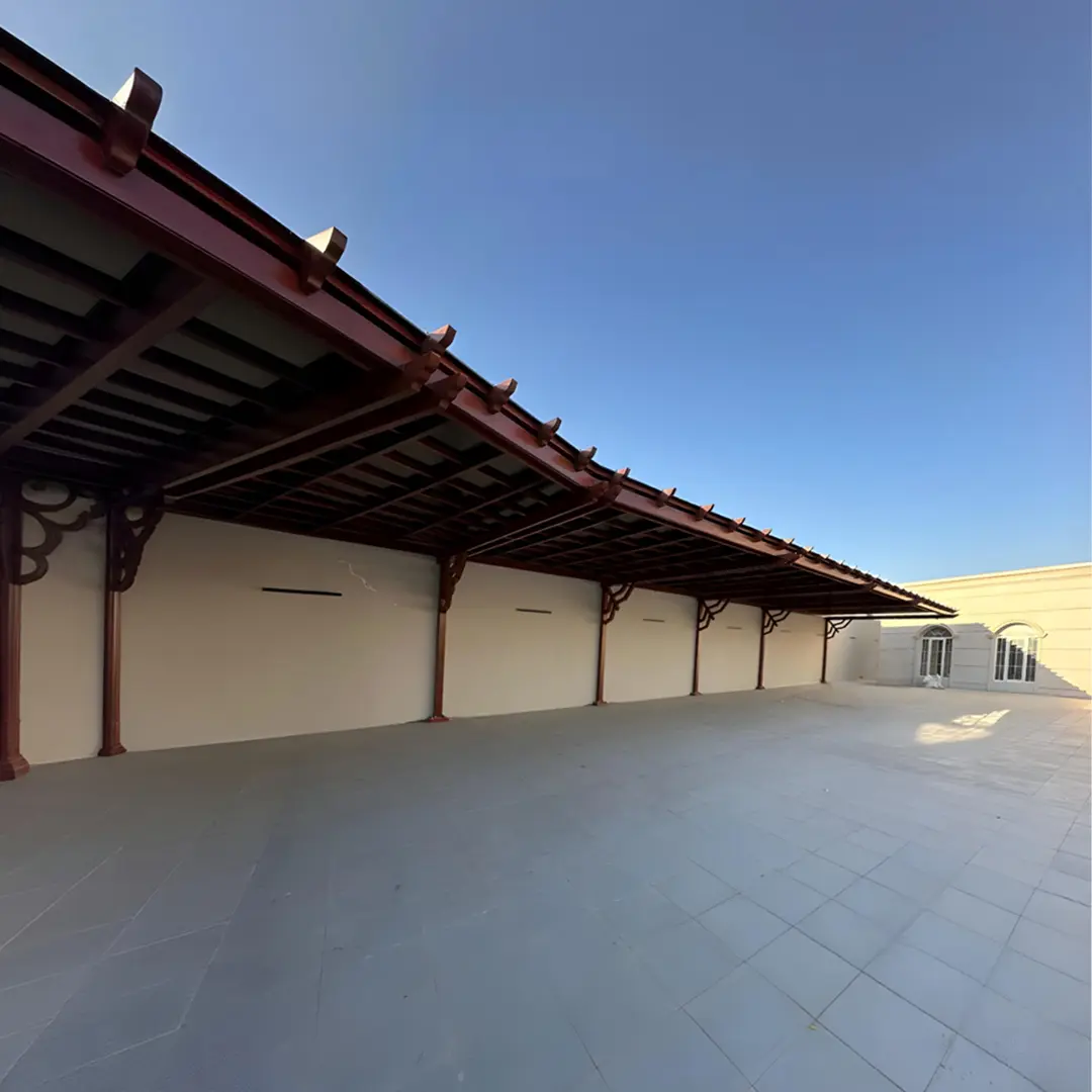 classic car parking shade