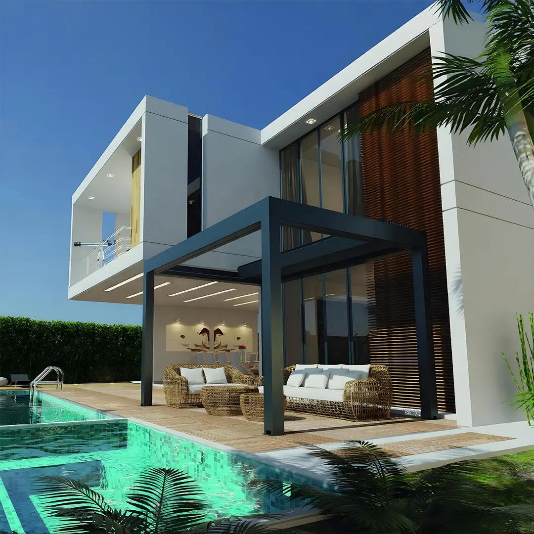 Sky Roof Pergola (Single Action)